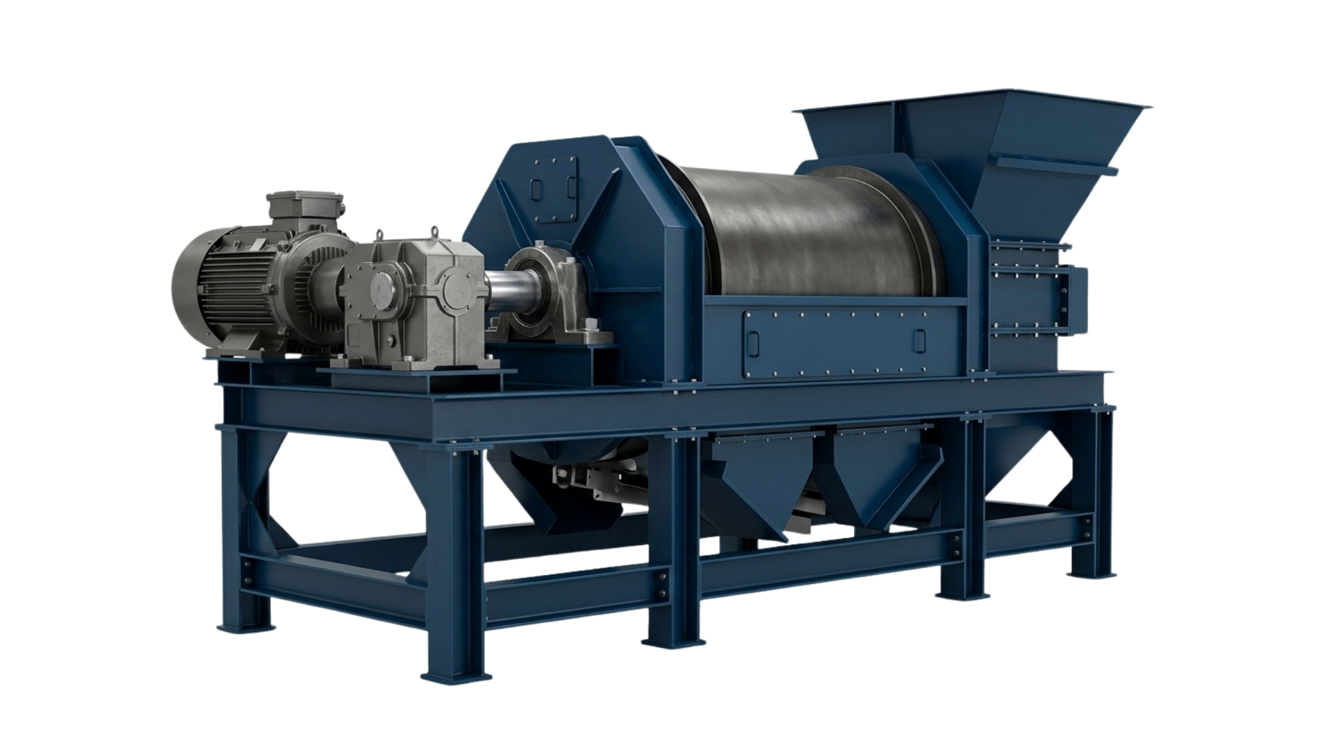 Iron Drum Magnetic Separator - Premium Heavy Duty Machine by N.S. Engineering Works