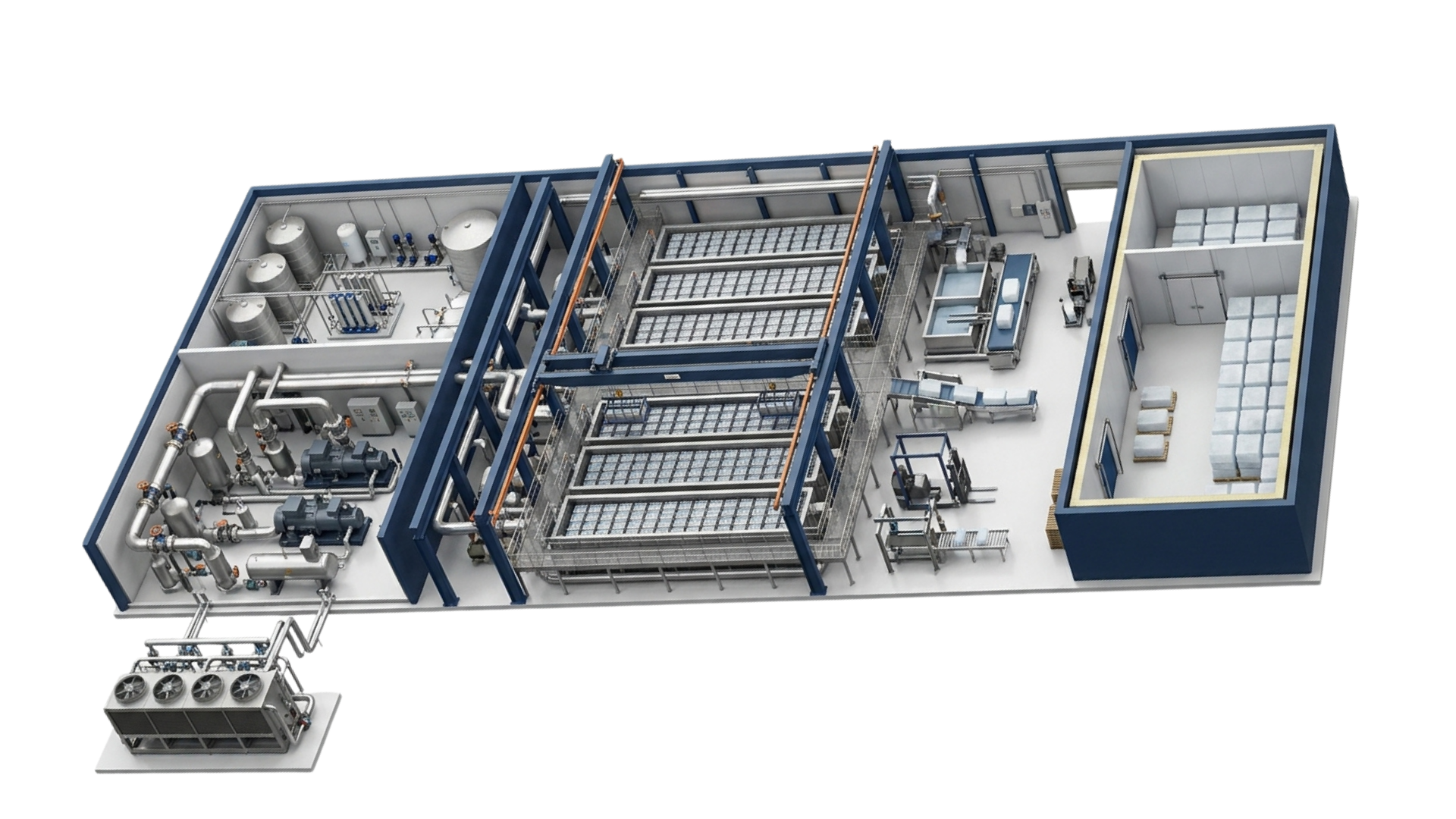 Block Ice Plant - Complete Plant Solution by N.S. Engineering Works